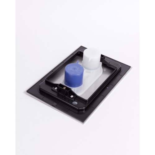 Панель пневматическая двойная Oli Blink Oliveira 093399 хром антивандальная