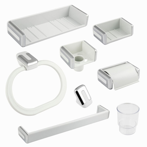 Набор Санакс 1241 в ванную комнату из 8 предметов белый