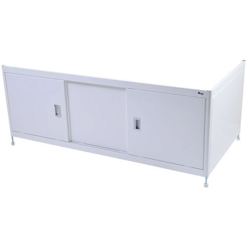 Торцевая сторона под экраны 110096 Малибу и Монро 800 мм правый белый