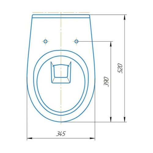 Унитаз подвесной РИО Люкс (с микролифтом) ROSA 30745