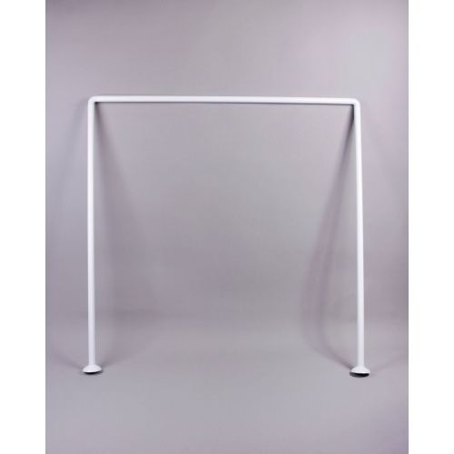 Карниз в ванную комнату Санакс 10029 Белый 90х90х90 см угловой с жесткой фиксацией