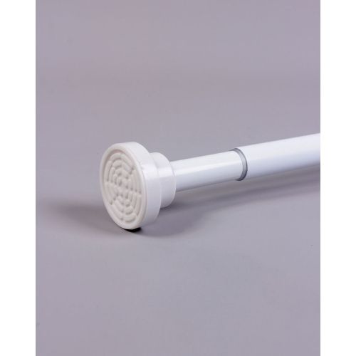 Карниз в ванную комнату Санакс 10012 Белый 130х240 алюминиевый с усиленным креплением без колец