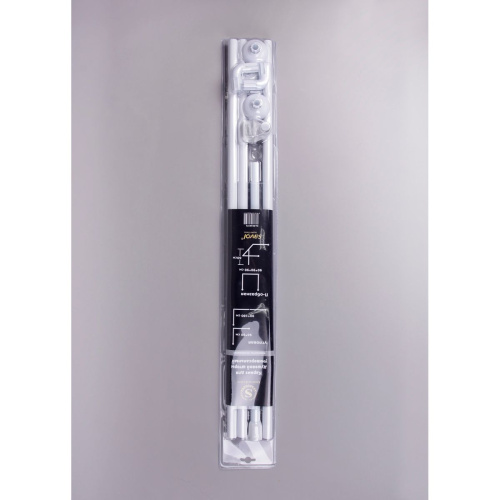 Универсальный карниз для ванной Savol SK-8017S белый