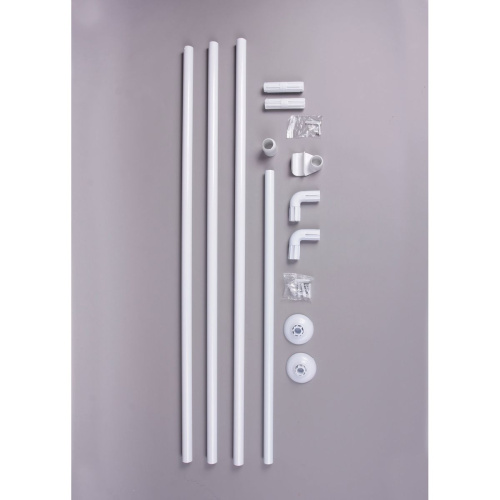 Универсальный карниз для ванной Savol SK-8017S белый