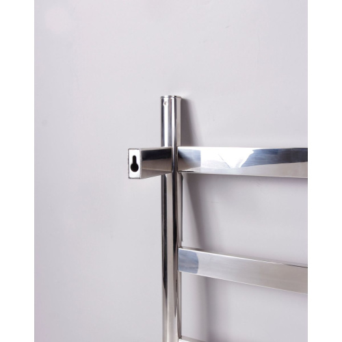 Полотенцесушитель KRAFTTE 44042 Хром лесенка электрический на 4 перекладины из нерж. стали с таймером 475х505х90 мм, 75W t - 50*C