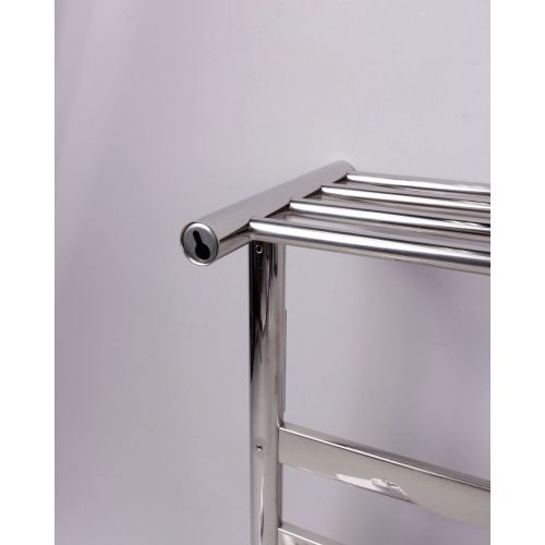 Полотенцесушитель KRAFTTE 44022 Хром лесенка электрический на 4 перекладины из нерж. стали с таймером 510х573х220 мм, 75W t - 50*C