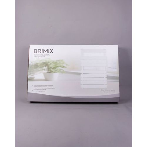 Полотенцесушитель BRIMIX 08160W Белый электрический Лесенка с полкой 800х505х115 мм 130W на 9 перекладин 220-240 В