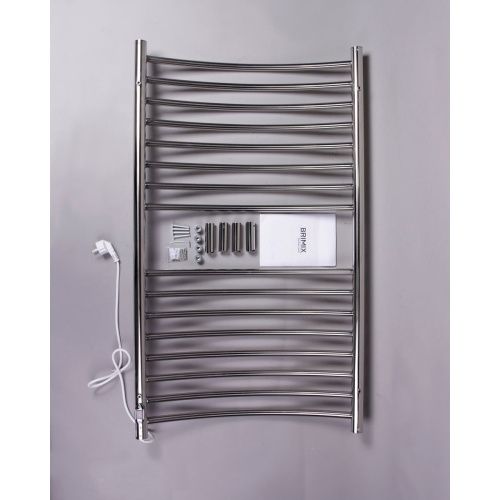 Полотенцесушитель BRIMIX BK110 электрический прямой на 16 перекладин из нерж. стали 1040х610х105, 200W t - 50*C