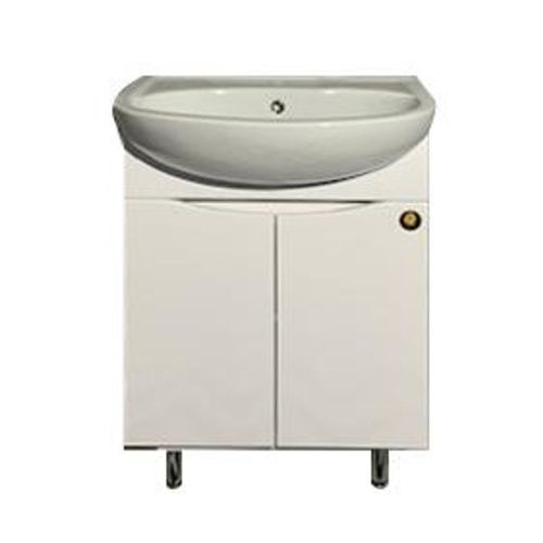 Тумба для ванной AGATA АТ60-499 Смайл 60 напольная 2 двери с раковиной Уют 60