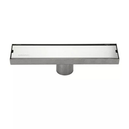 Желоб Санакс 300х68 мм 30031 из нержавеющей стали вертикальный, крышка литая, с сухим затвором