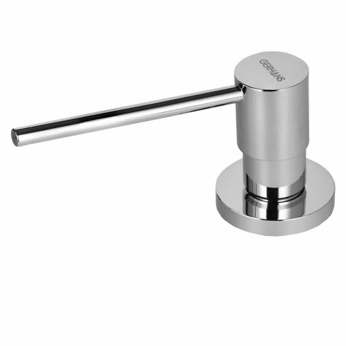 Дозатор для кухонной мойки врезной GERHANS K50403 хром из пластика/латуни, 400 мл механический