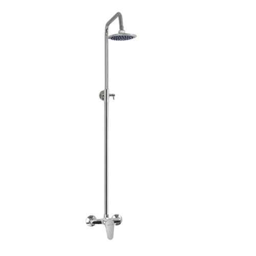 Стойка душевая САТУРН 48014 шаровая с лейкой тропический душ (5)