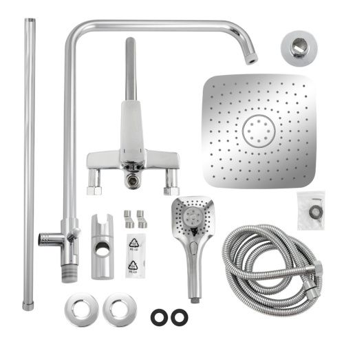 Душевая система MAGNUS 8575 со смесителем и тропическим душем