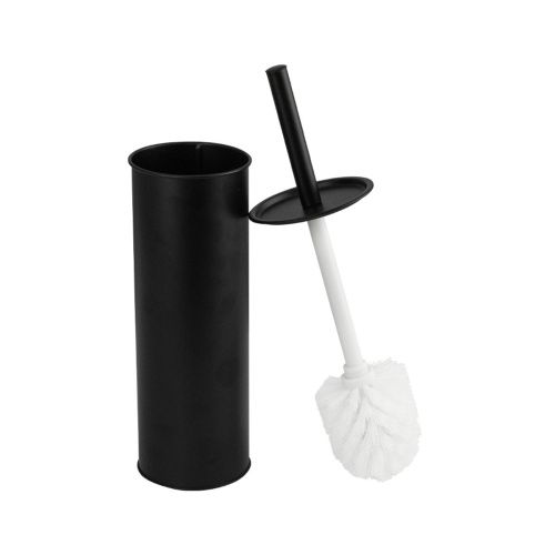 Ёрш для унитаза Санакс 2415 напольный Черный эмаль из нержавеющей стали