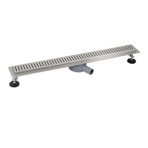 Желоб Санакс 800х70 мм 00140 из нержавеющей стали горизонтальный, с зазором под плитку