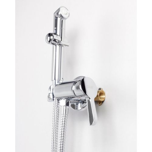 Смеситель для биде DK Rhein Schiller DA1464501 хром, с гигиенической лейкой, встраиваемый