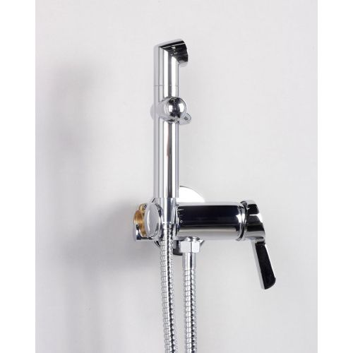 Смеситель для биде DK Rhein Schiller DA1464501 хром, с гигиенической лейкой, встраиваемый