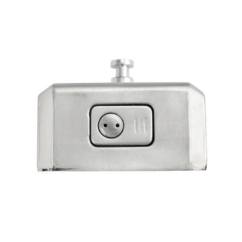 Дозатор для жидкого мыла BRIMIX 644 настенный металический с глазком из нержавеющей стали 800 мл