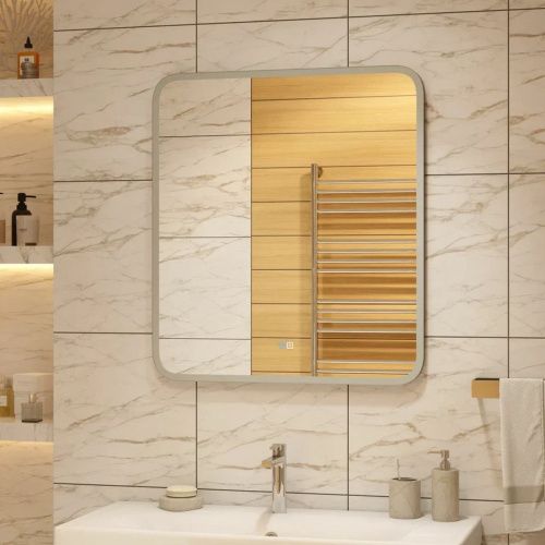 Зеркало Glamour LED 800х900 c сенсором и подогревом ЗЛП730