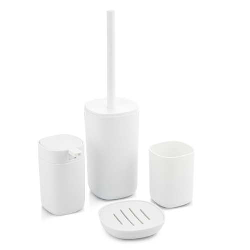 Ёрш для унитаза Санакс 29031 напольный, пластиковый, белый