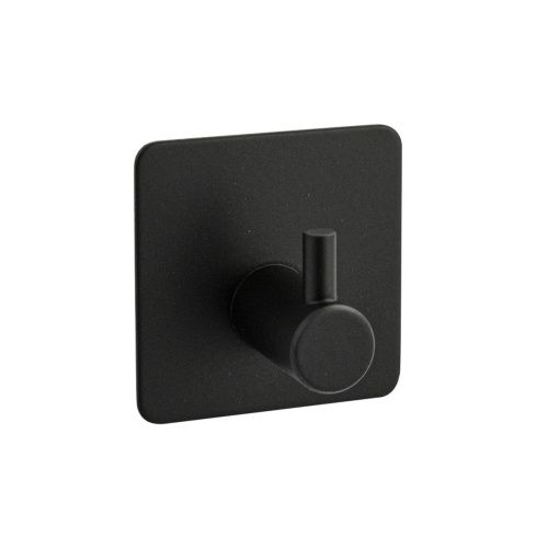 Крючок одинарный BRIMIX 5355 Графит высокопрочный, самоклейка без сверления из нерж. стали SUS 304 (3 шт. в коробке)