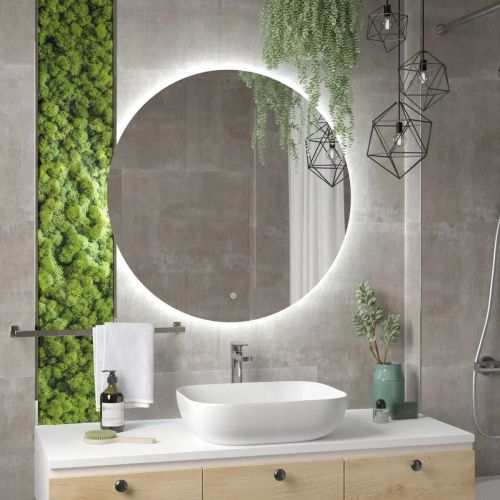 Зеркало D800 Ajour ECO LED ЗЛП2809 с сенсором, холодная подсветка