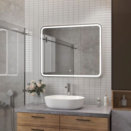 Зеркало Russo LED 1000x700 ЗЛП3038 с сенсором