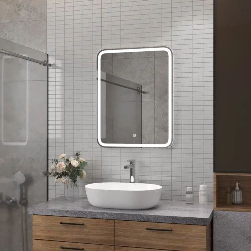 Зеркало Russo LED 600x700 ЗЛП3034 с сенсором