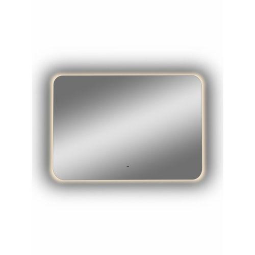 Зеркало Burzhe LED 1000х700 ЗЛП3123 с бесконтактным сенсором, часами, подогревом, холодная подсветка