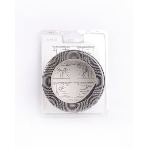 Бордюрная лента для ванной 20х20*3.35 м металлик (1/36)