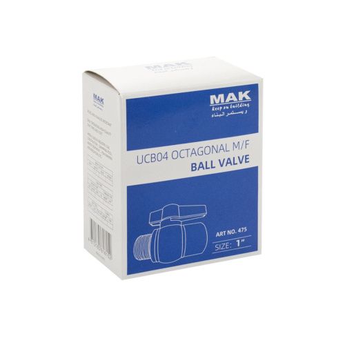 Кран шаровый MAK 475 1