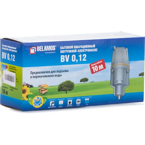 Насос погружной вибрационный нижний забор BV-0.12 10 м 17 л/мин, Н-70 м СВЕРЧОК