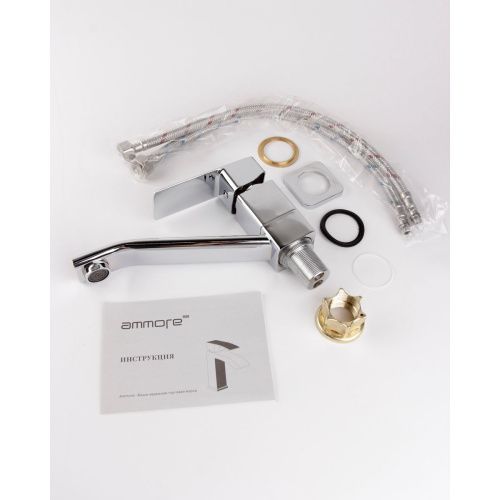 Смеситель для раковины, кухни Ammore A5101 хром