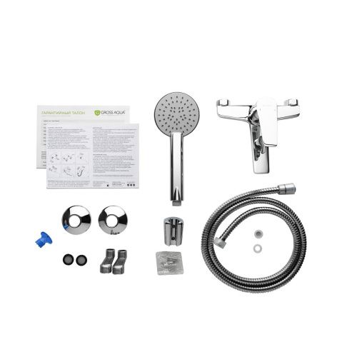 Смеситель для ванны GROSS AQUA Dyno 2105285C с коротким изливом