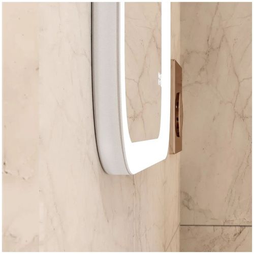 Зеркало Glamour LED 600х800 с сенсором и часами ЗЛП272