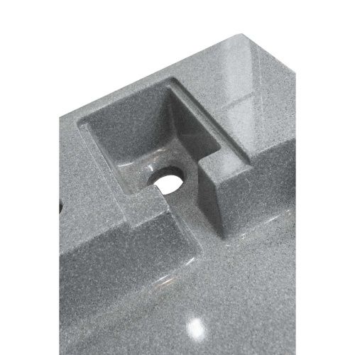 Раковина Стандарт 60 5227600-6 Серый с кронштейном и мыльницей 600х599х85 мм