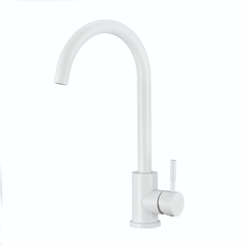 Смеситель для кухни OLIVE’S BALEAR 13435-1BLW Белый из нержавеющей стали (10)