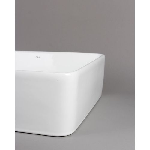 Раковина накладная D&K Berlin DT1430216, 475*370*140 мм, белый