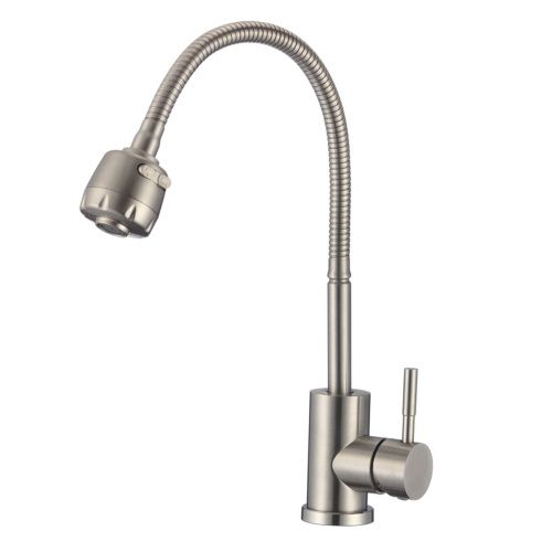 Смеситель для кухни OLIVE’S BALEAR 13435-4BL с гибким изливом (10)