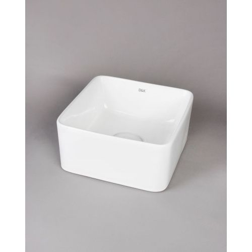 Раковина накладная D&K Berlin DT1431116, 240*240*120мм, белый