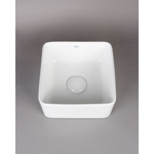 Раковина накладная D&K Berlin DT1431116, 240*240*120мм, белый
