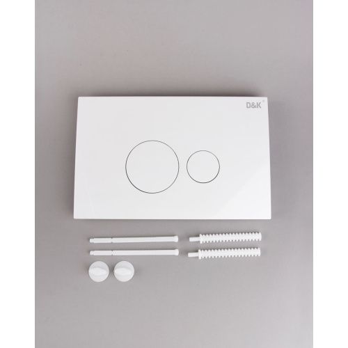 Кнопка механическая двойная D&K Venice DB1029016 белый
