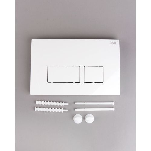 Кнопка механическая двойная D&K Venice DB1029016 белый