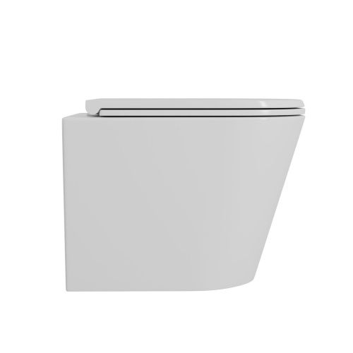 Унитаз подвесной безободковый D&K Venice DT1026016, 515*355*365мм, сиденье микролифт, белый