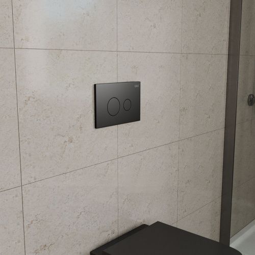 Кнопка механическая двойная D&K Venice DB1029025 черный