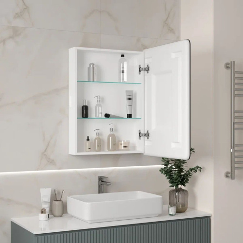 Зеркало-шкаф Belle LED 600х800 МВК150 Правый с подогревом