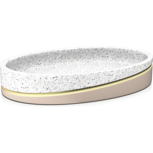 Мыльница настольная TERRAZZO FOR-TRZ036 полирезин