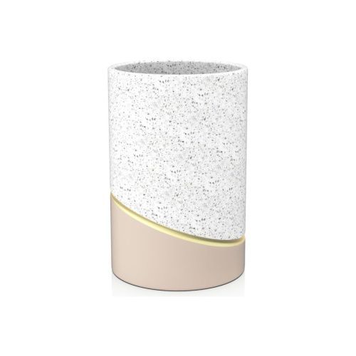 Стакан для зубных щеток настольный TERRAZZO FOR-TRZ044 полирезин