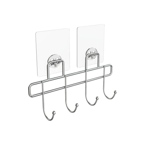 Полка с 4 крючками Lite KLE-LT004 на силиконовом креплении