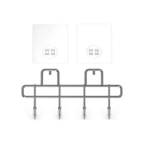 Полка с 4 крючками Lite KLE-LT004 на силиконовом креплении